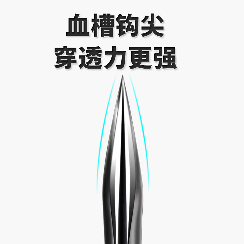 进口鱼钩散装伊势尼伊豆正品倒刺新关东无刺袖钩钓鱼钩千又大物钩