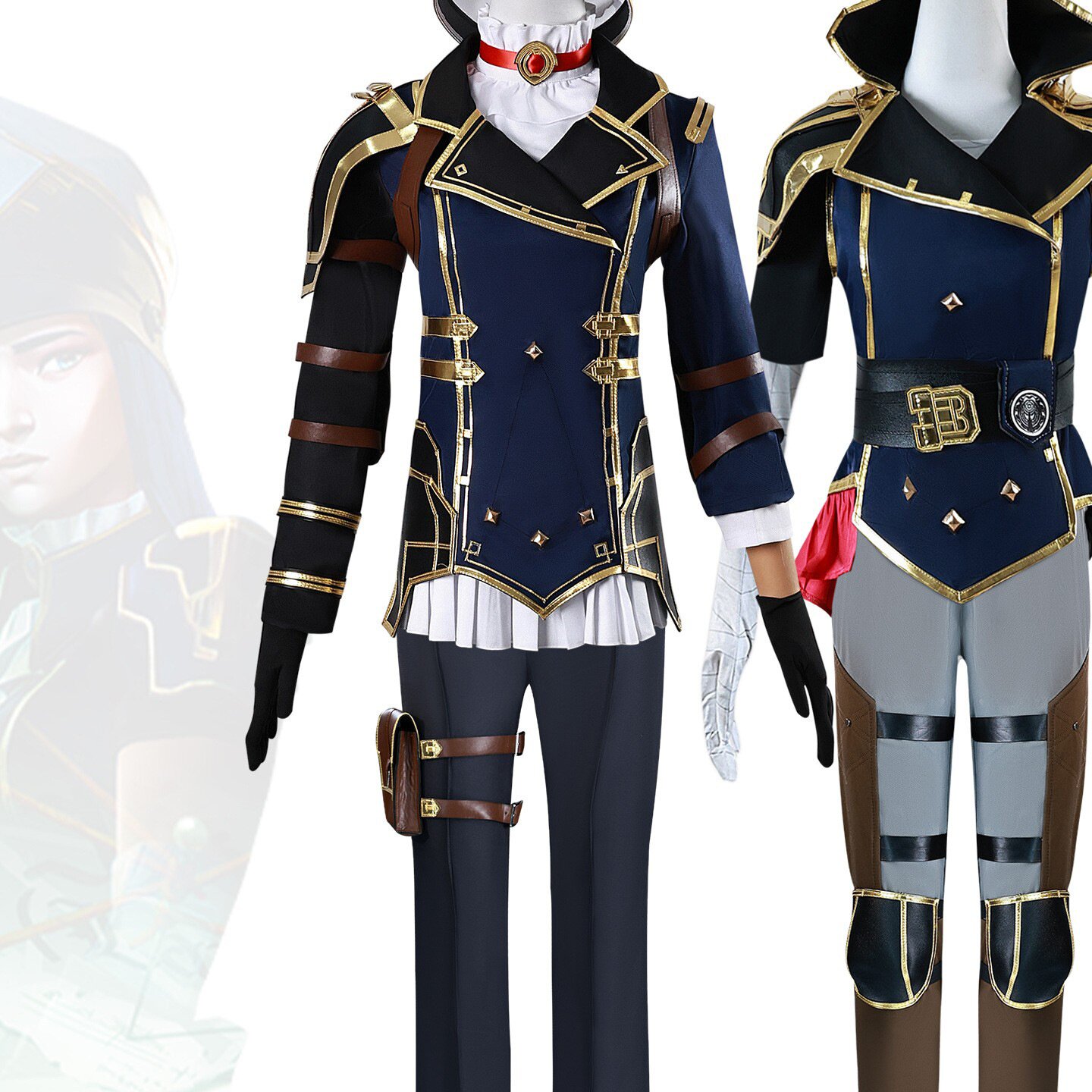 北水商贸凯特琳cos服英雄联盟双城之战蔚cosplay女警凯特琳cos服
