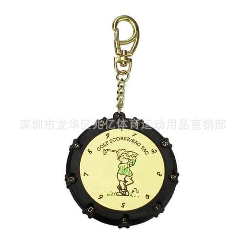 高尔夫圆形计分器 计数器 高尔夫记杆器 记数器 高尔夫配件用品