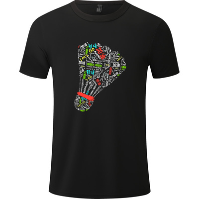 短袖羽毛球服T恤男女儿童定制DIY