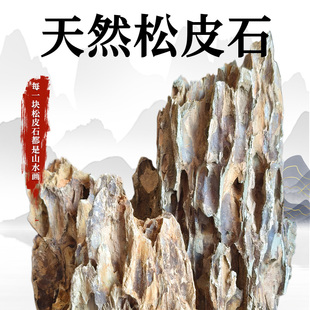 鱼缸造景石松皮石假山石水陆缸盆景鱼池造景装饰天然原生石头水草