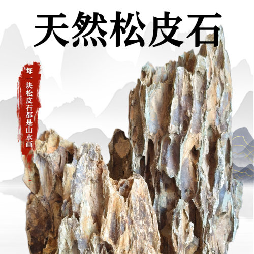 鱼缸造景石松皮石假山石