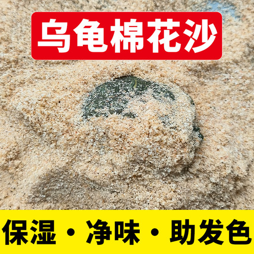 乌龟专用沙陆龟孵化产蛋冬眠棉花沙爬宠砂铺底甲鱼螃蟹原生细河沙