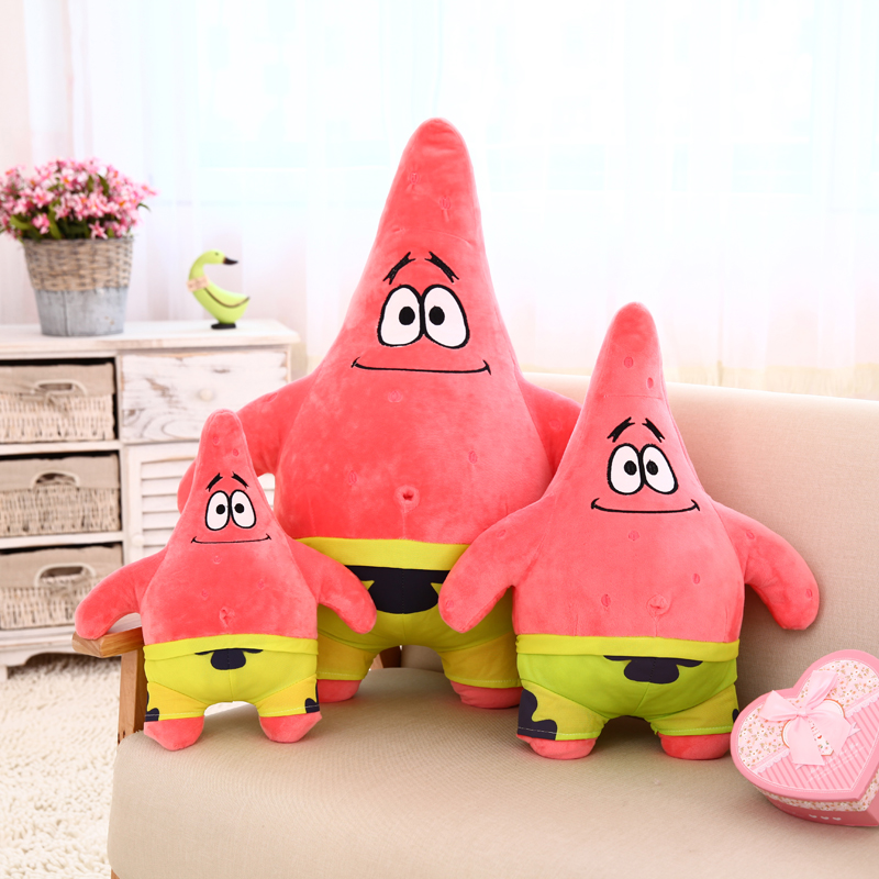 海绵宝宝派大星公仔抱枕玩偶女生