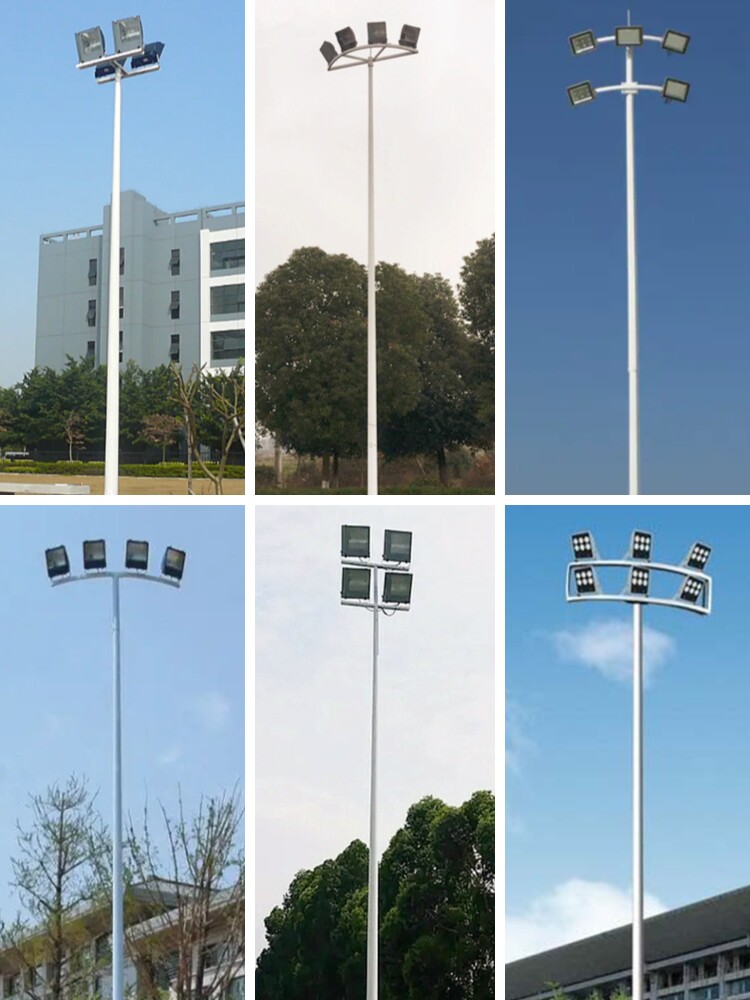 球led篮球场灯杆道场灯学校公园场足球专用路灯广场灯led高杆灯灯