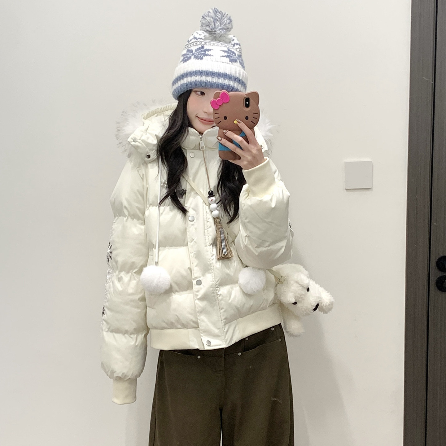 羽绒服女短款冬季宽松加厚保暖小个子面包服学生棉衣棉服外套女潮