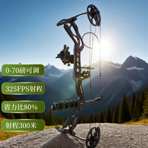 军兴X9复合弓70磅可调弓