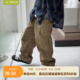 子2026新款 直筒儿童春装 韩版 男孩童装 潮 男童工装 宝宝洋气长裤 裤