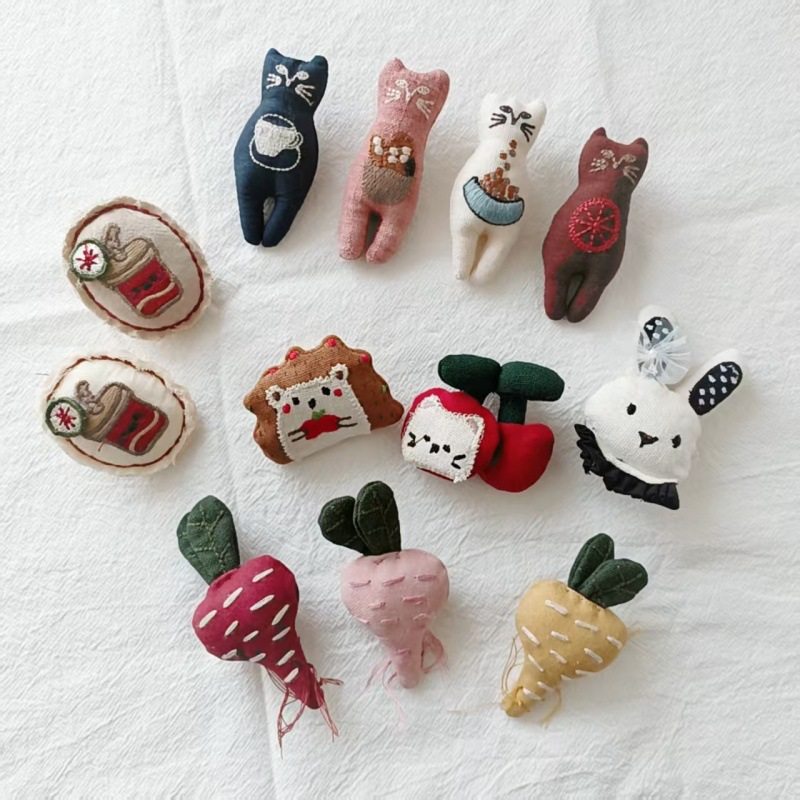 森系可爱卡通小动物胸针布艺服饰配件包包饰品衣服配饰玩偶,饰品/流行首饰/时尚饰品新,胸针,淘宝优惠券,粉丝福利购,淘宝优惠卷