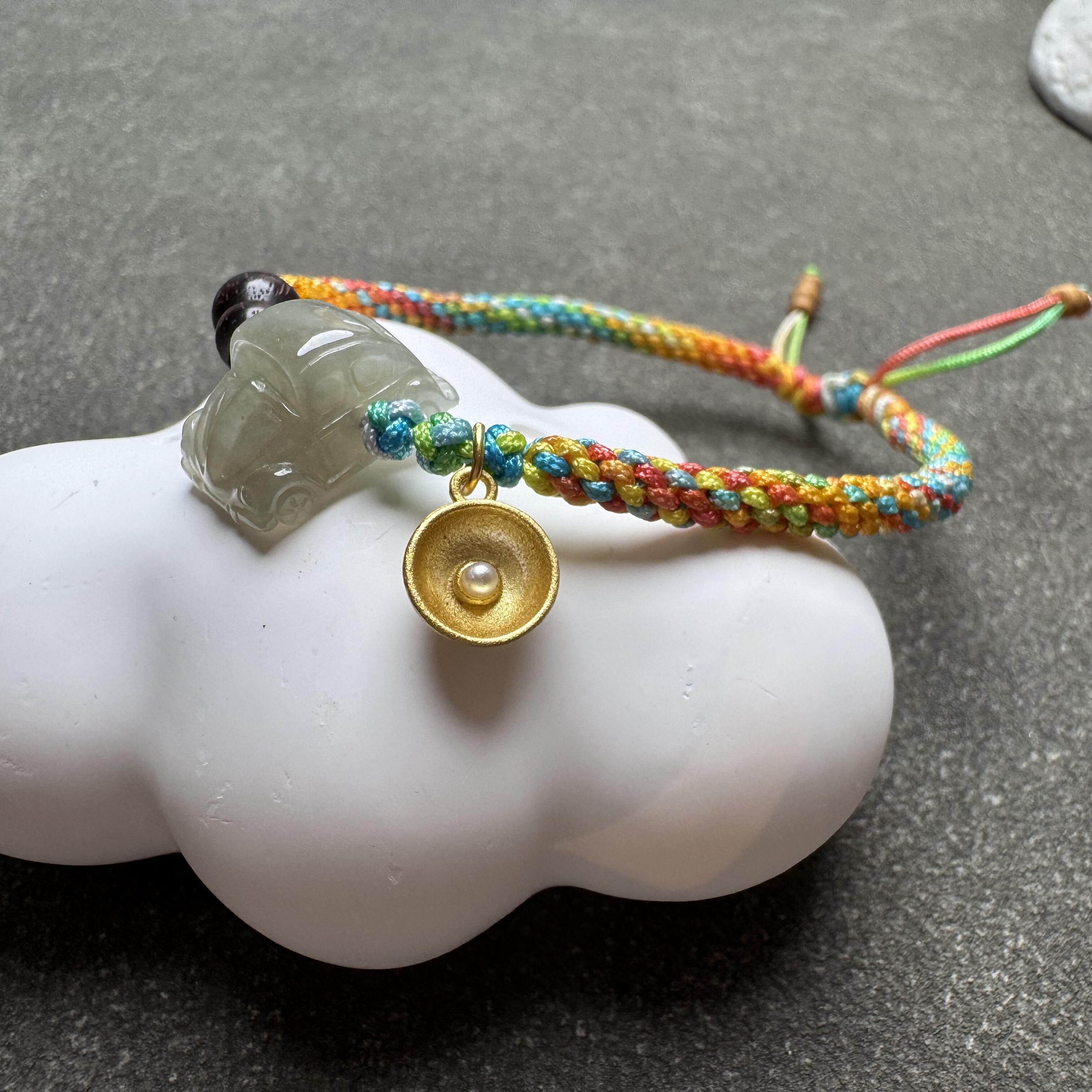 饭碗汽车天然翡翠雕刻葫芦