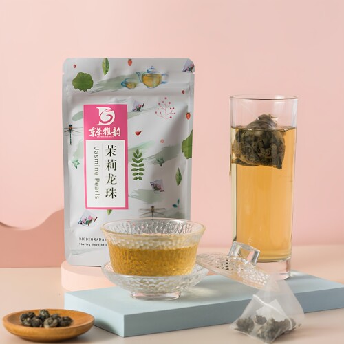 逸茶雅集茉莉龙珠原叶三角茶包