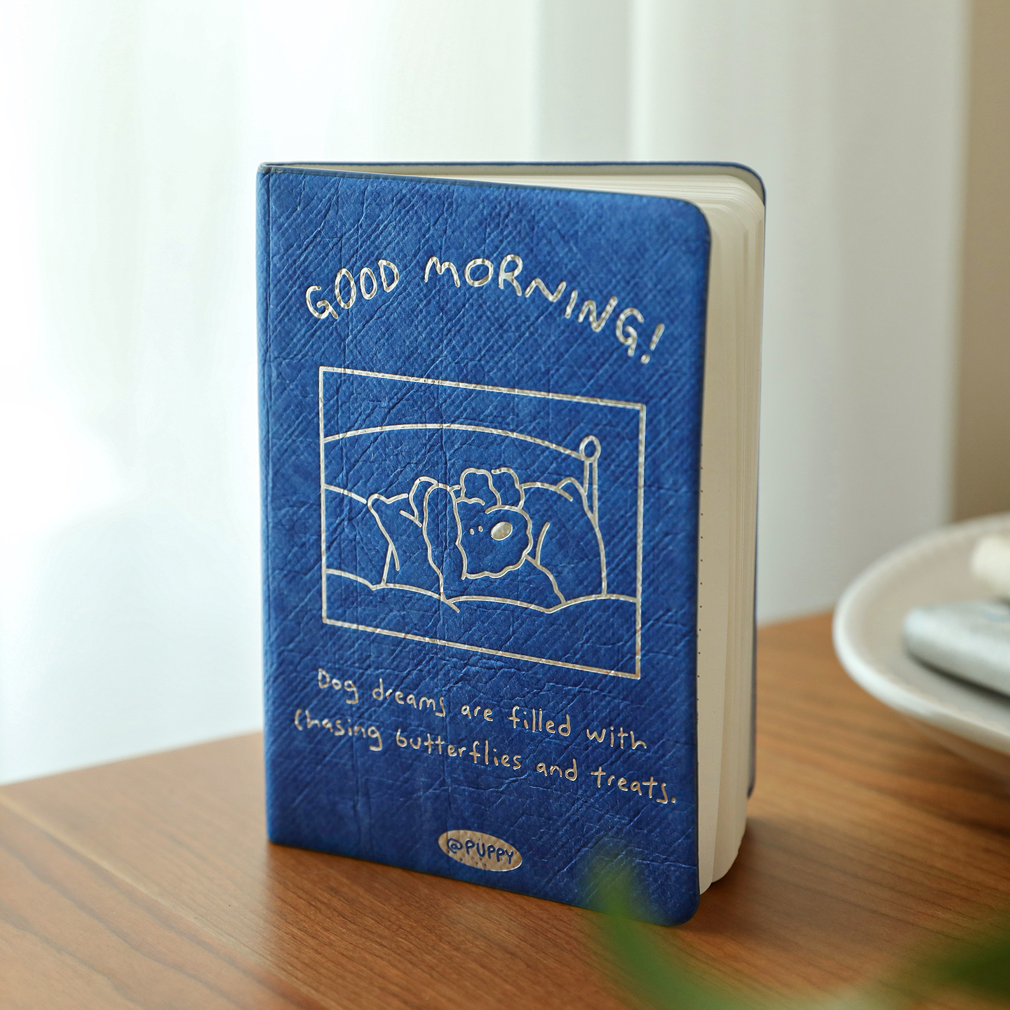 小狗治愈手绘a6杜邦纸笔记本