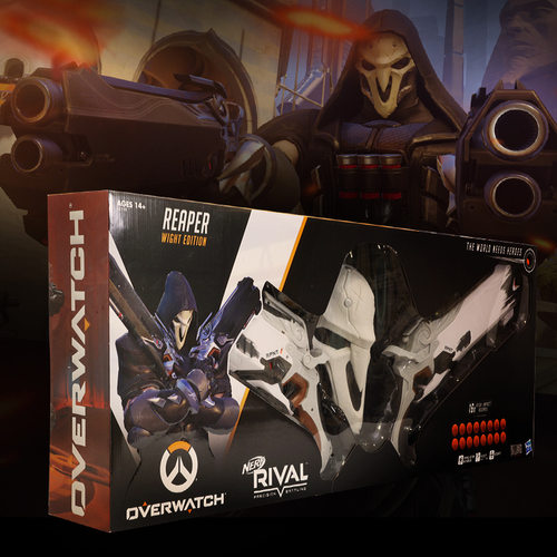 NERF热火死神双枪含面具收藏版