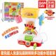万代正版 宝宝趣味花洒吸水洗澡玩具 面包超人转转转多功能水塔套装