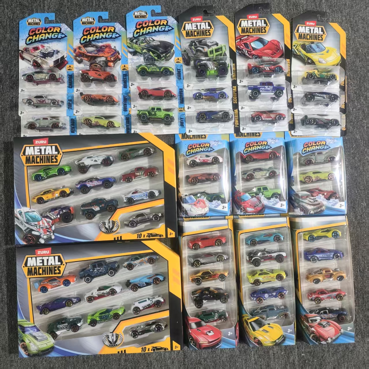 ZURU合金争霸小跑车轨道赛道赛车合金小汽车玩具车男孩儿童玩具