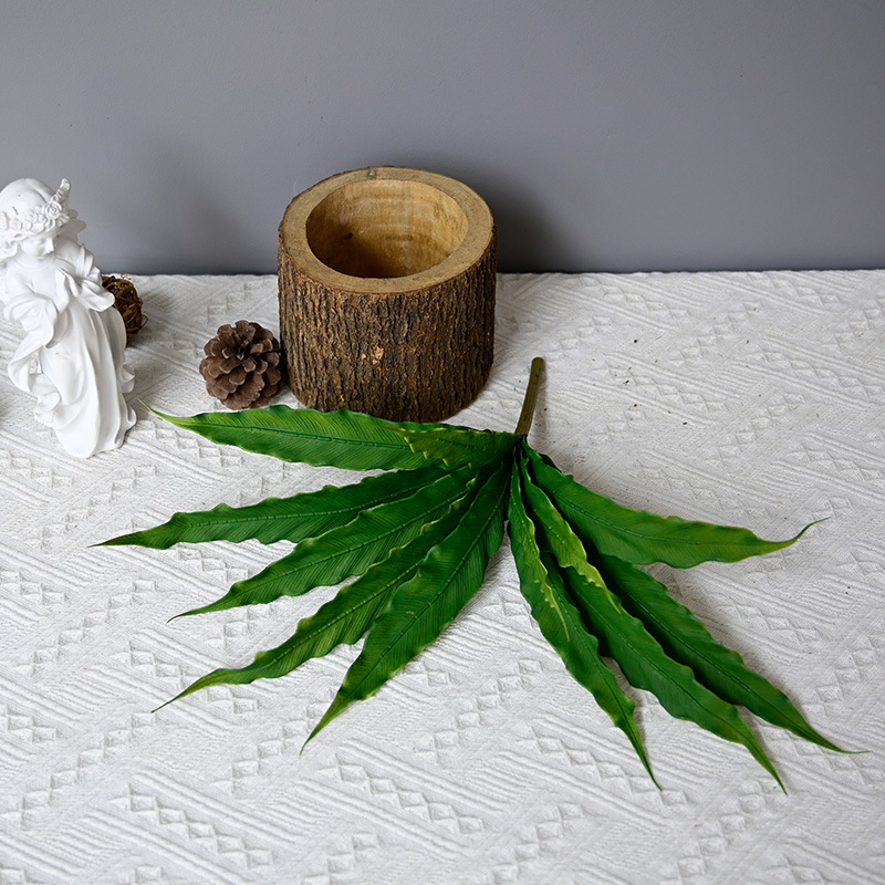 仿真蕨叶鸟巢叶波斯草家居室内客厅植物墙婚庆装饰绿植田园造景