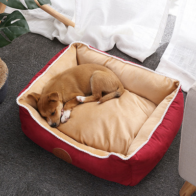 狗窝加厚宠物窝猫窝小中大型犬金毛泰迪可拆洗狗垫子冬季一件代发