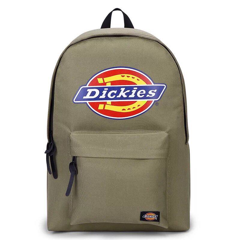 Dickies帝客时尚双肩包男女简约潮流学生书包背包刺绣情侣双肩包