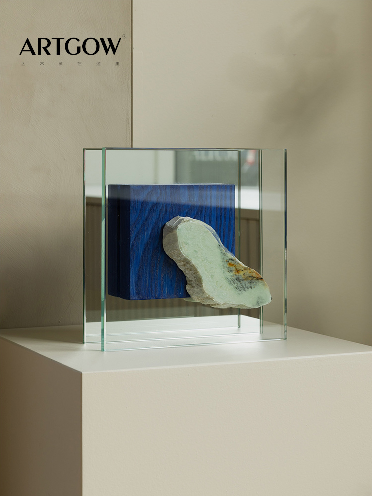 亚克力装置画《香朦》设计师定制现代经典餐厅茶室装饰画酒店挂画图片
