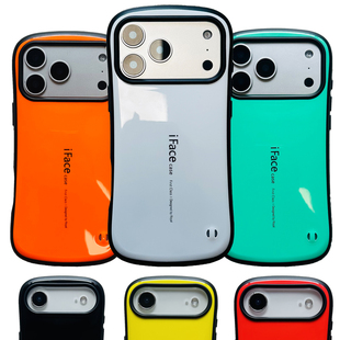 iFace适用苹果17ProMax手机壳防摔小蛮腰镜面壳适配iPhone17保护套硅胶软边硬壳亮面反光套Air加厚壳17Pro套