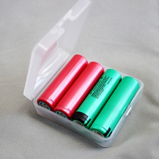 锂电池收纳盒保存盒18650电池盒4节装 支持16340电池盒18350电池