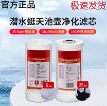 潜水大白瓶滤芯前置净水器滤芯天池壶过滤芯家用自来水PP棉活性碳