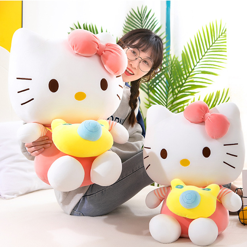 玩偶猫咪毛绒玩具羽绒棉公仔kt猫