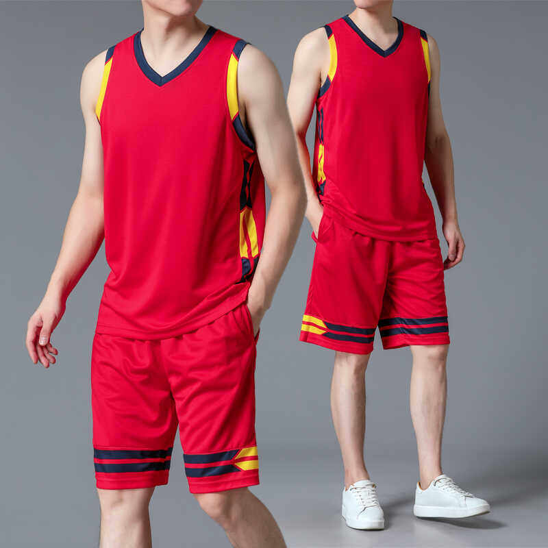 大码两件套男2024夏季新款男士潮流背心速干短裤冰丝青少年篮球服
