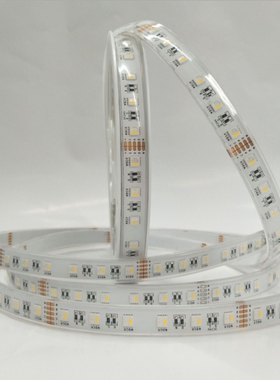 RGBW24V电压60灯可调光12mm灌胶IP68全彩软灯带