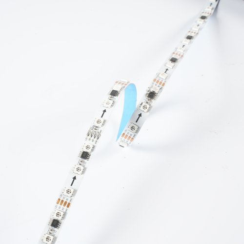 12V20段60灯RGB 10MM 断点续传幻彩灯带TM1934白板裸板电镀板