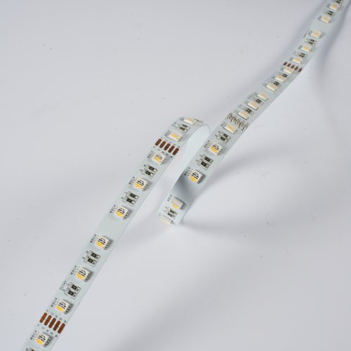 24v12mm 5050 60灯电镀板3570 铜支架 RGBW 90显 全彩群控LED灯带