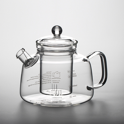 高硼硅玻璃煮茶壶 家用耐热玻璃壶 带刻度泡茶壶电陶炉烧水壶