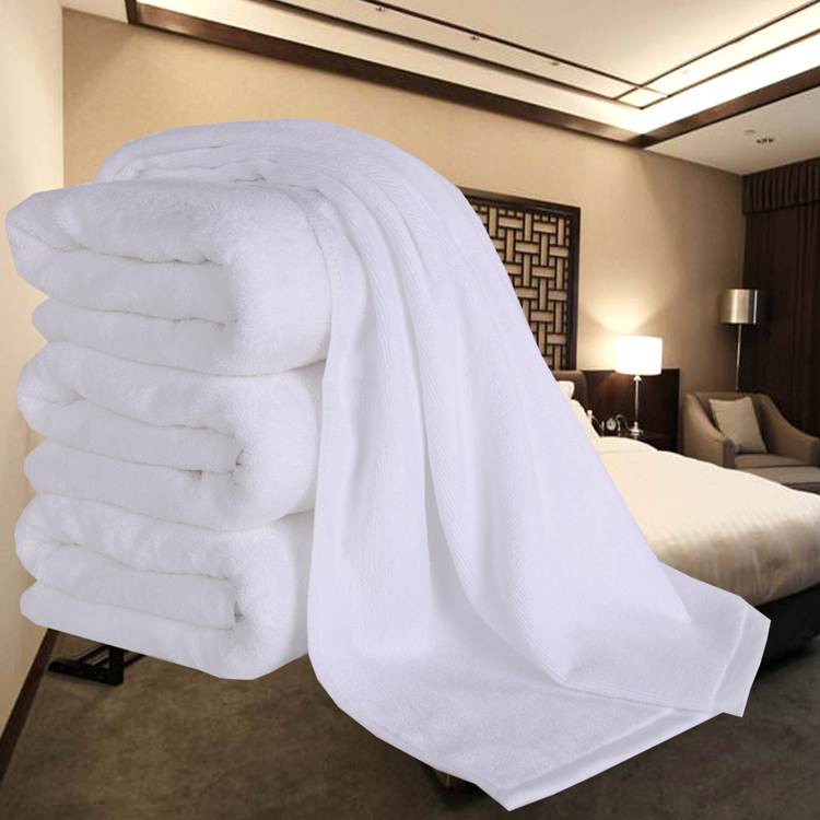 全棉纯棉大浴巾加厚白色纯棉宾馆