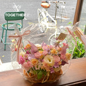 苁丛 材料防水玻璃纸 花艺花店包装 花束防尘袋透明袋 opp鲜花袋