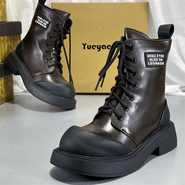 月芽儿里外全真皮马丁靴女2025秋冬英伦风复古厚底头层牛皮骑士靴,女鞋,骑士靴,淘宝优惠券,粉丝福利购,淘宝优惠卷