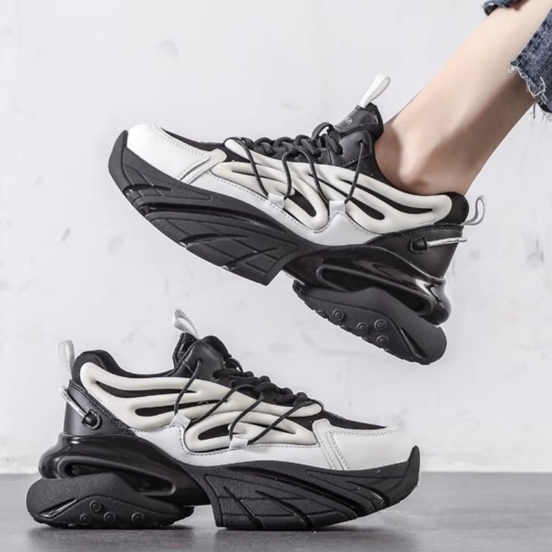 专柜正品一脚蹬真皮老爹鞋女2025春秋新款松糕厚底百搭休闲运动鞋,女鞋,时尚休闲鞋,淘宝优惠券,粉丝福利购,淘宝优惠卷