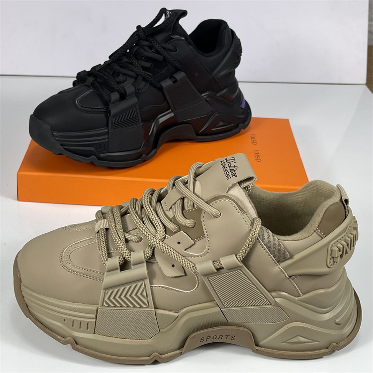 品牌撤柜厚底老爹鞋女2025新款秋冬真皮增高显脚小百搭加绒运动鞋,女鞋,时尚休闲鞋,淘宝优惠券,粉丝福利购,淘宝优惠卷