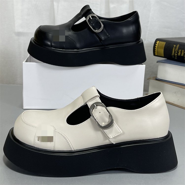 商场同款真皮厚底玛丽珍乐福鞋女款2026新款小皮鞋大头全皮勃肯鞋,女鞋,乐福鞋（豆豆鞋）,淘宝优惠券,粉丝福利购,淘宝优惠卷