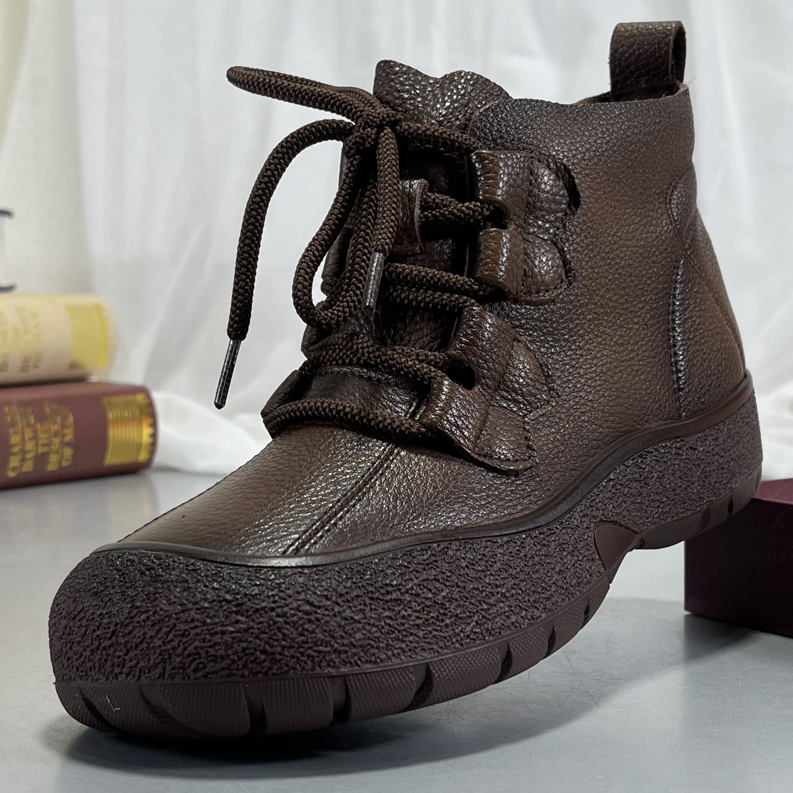 头层牛皮马丁靴2025新款休闲手工真皮复古软底妈妈鞋软底舒适短靴,女鞋,马丁靴,淘宝优惠券,粉丝福利购,淘宝优惠卷