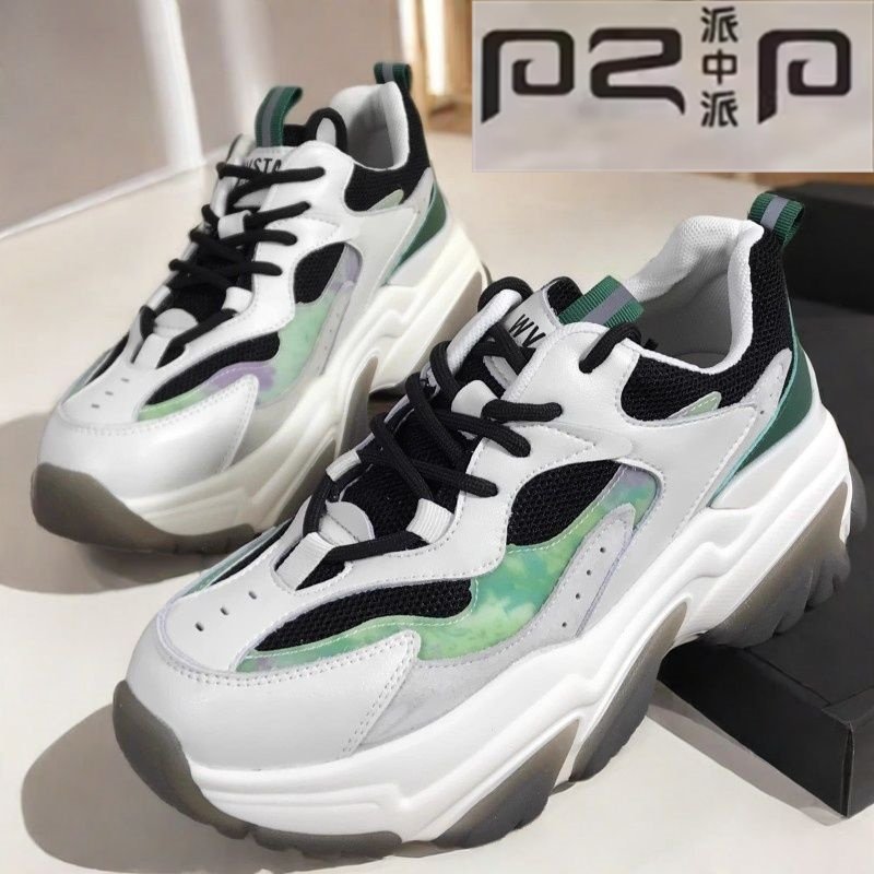 撤柜鞋正品撤柜真皮老爹鞋女春秋款百搭厚底防滑松糕鞋休闲运动鞋,女鞋,时尚休闲鞋,淘宝优惠券,粉丝福利购,淘宝优惠卷