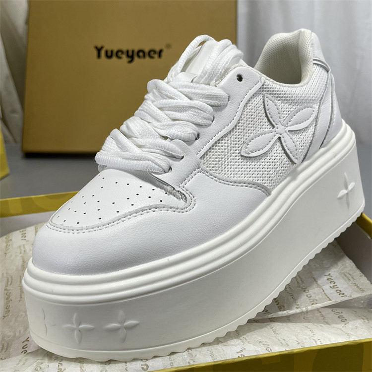 月芽儿真皮松糕厚底小白鞋女2026春新款休闲板鞋小个子增高面包鞋,女鞋,时尚休闲鞋,淘宝优惠券,粉丝福利购,淘宝优惠卷