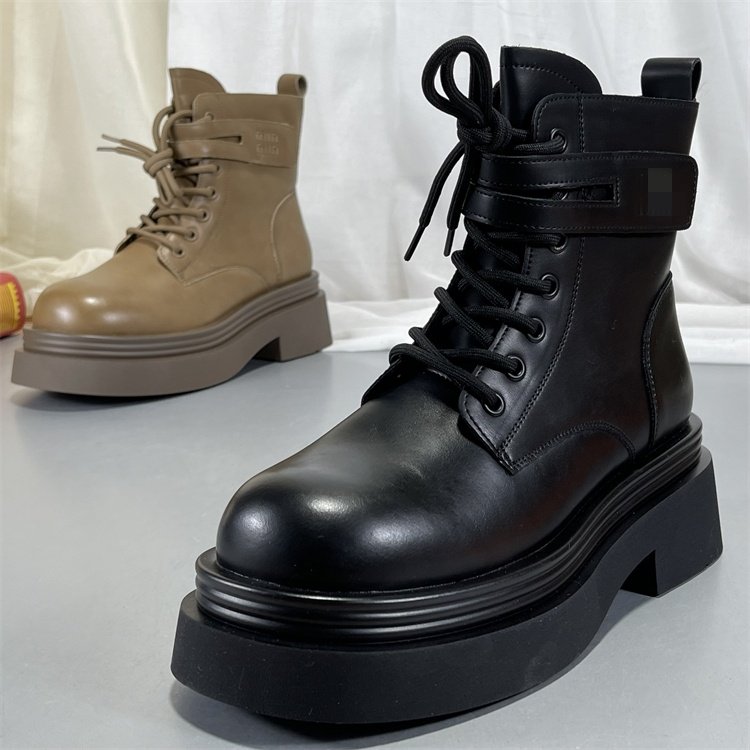 品牌尾单真皮大头马丁靴2025新款秋冬英伦风靴子厚底复古机车靴子,女鞋,马丁靴,淘宝优惠券,粉丝福利购,淘宝优惠卷