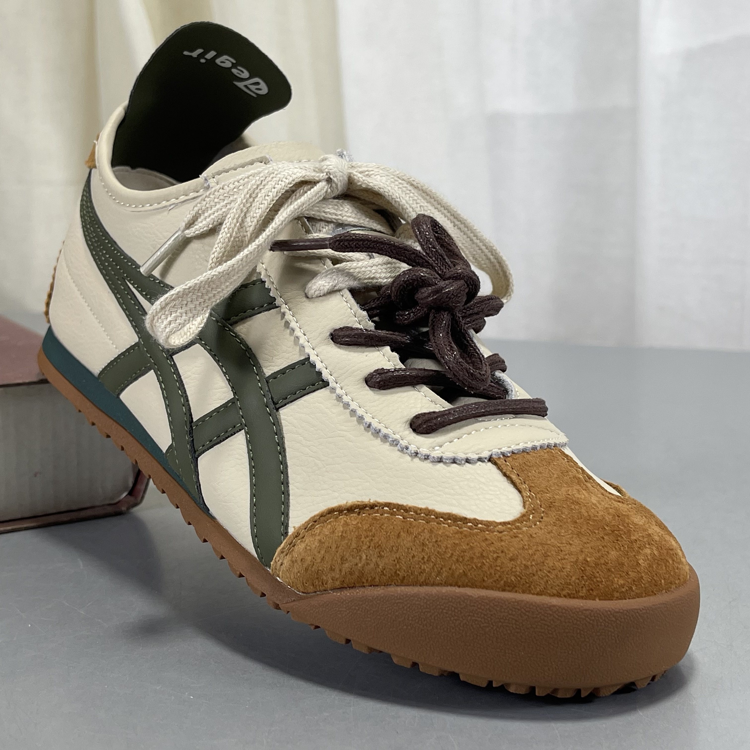 真皮德训鞋女2026早春新款百搭阿甘运动休闲鞋小众复古平底板鞋,女鞋,德训鞋,淘宝优惠券,粉丝福利购,淘宝优惠卷