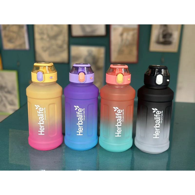 Herbalife康宝莱吸管杯1000ml太空杯便携随手杯学生运动简约健身