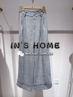 5A433309 卡芙芮专柜正品 裤 2025春休闲高腰阔腿西装 579 国内代购