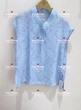 卡芙芮2024夏国内代购4B201403雪纺无袖上衣599