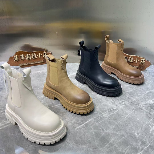 2024冬季新款英伦风复古马丁靴