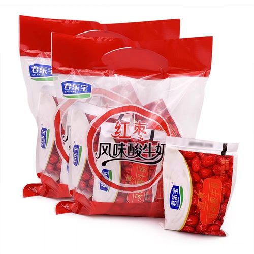 【冷链发货】君乐宝酸奶红枣味酸奶小袋酸牛奶炒酸奶100gx10袋