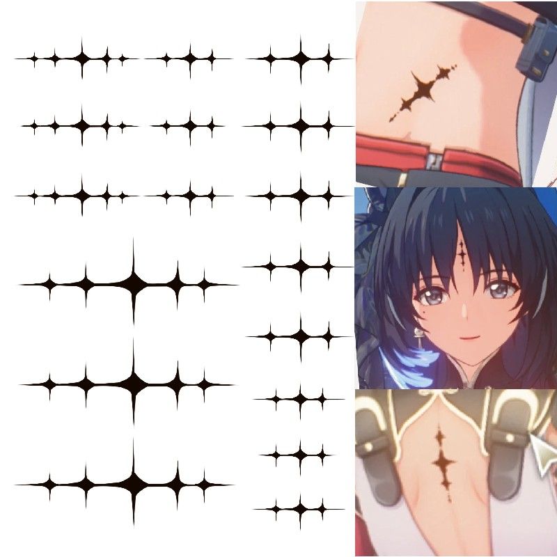 鸣潮漂泊者声痕纹身贴Rover男主女主手腕手臂 漫展COS定制防水