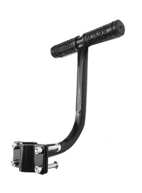 自行车后扶手送工具扳手适合座管直径33cm以内黑色单车后扶手加大